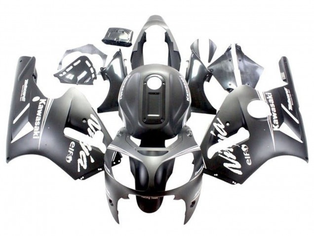Comprar Carenados Moto Kawasaki ZX12R 2000-2001 - Negro Mate Blanco