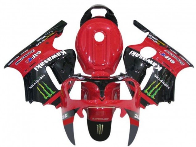 Comprar Carenados Moto Kawasaki ZX12R 2000-2001 - Rojo Negro Verde Monstruo