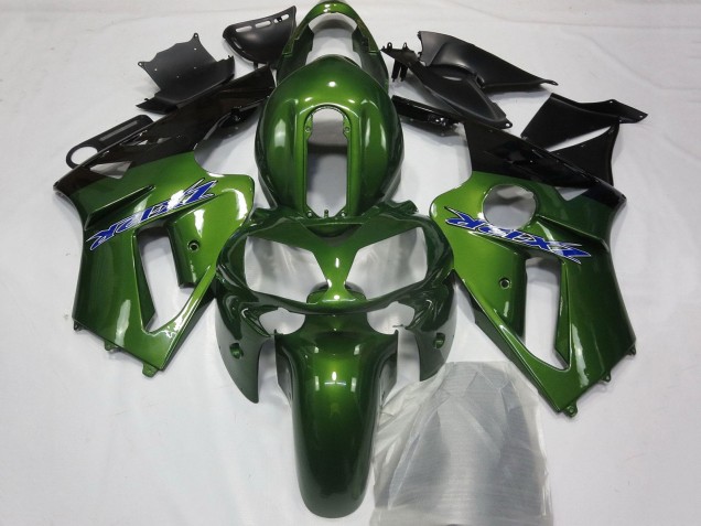 Comprar Carenados Moto Kawasaki ZX12R 2000-2001 - Verde Oscuro Negro Azul