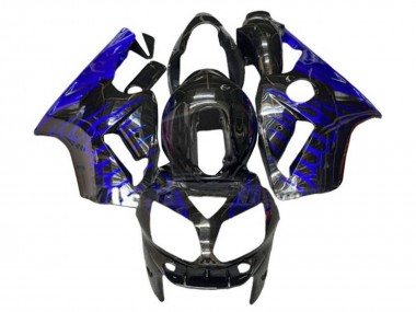 Comprar Carenados Moto Kawasaki ZX12R 2002-2006 - Negro Brillante Azul Llama