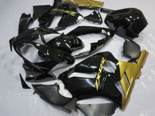 Comprar Carenados Moto Kawasaki ZX12R 2002-2006 - Negro Brillante Oro