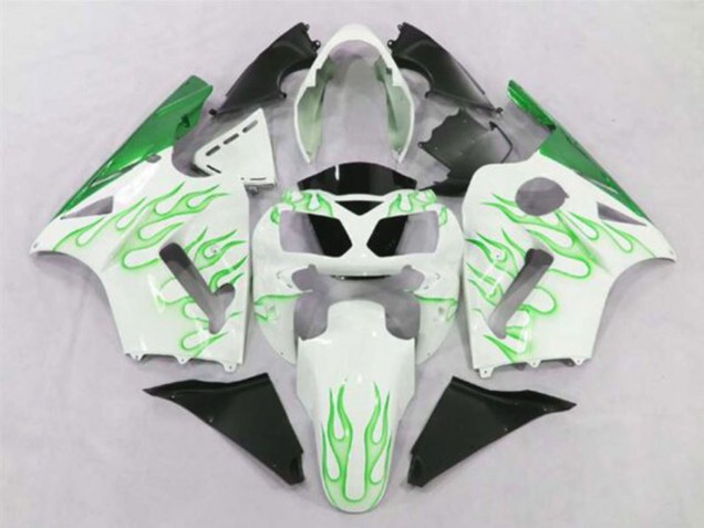 Comprar Carenados Moto Kawasaki ZX12R 2002-2006 - Blanco Verde Llama