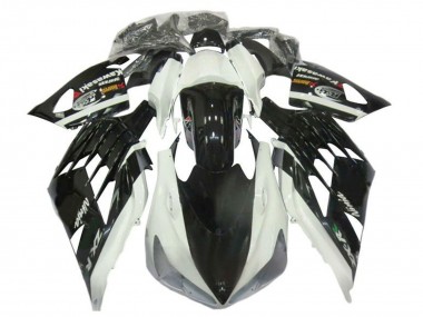 Comprar Carenados Moto Kawasaki ZX14R ZZR1400 2012-2024 - Blanco Negro