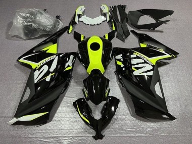 Comprar Carenados Moto Kawasaki EX300 2013-2017 - Negro Brillante Neon Amarillo Blanco