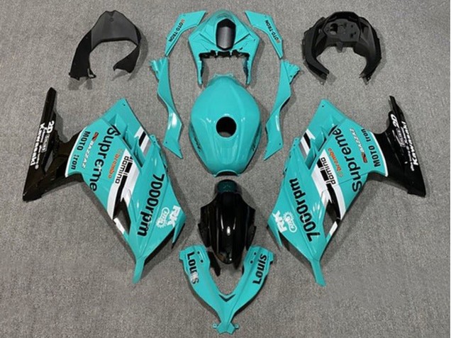Comprar Carenados Moto Kawasaki EX300 2013-2024 - Azul Blanco Negro Supreme