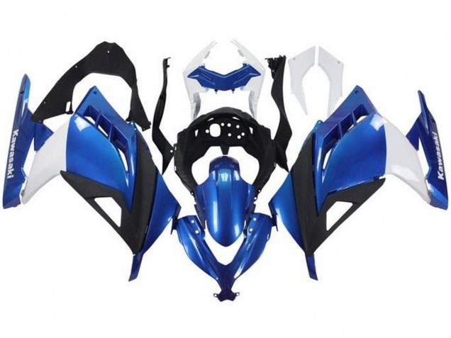Comprar Carenados Moto Kawasaki EX300 2013-2024 - Blanco Azul Negro
