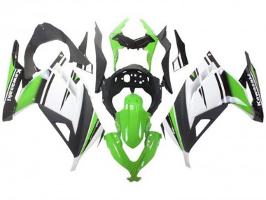 Comprar Carenados Moto Kawasaki EX300 2013-2017 - Verde Blanco Negro Negro Mate