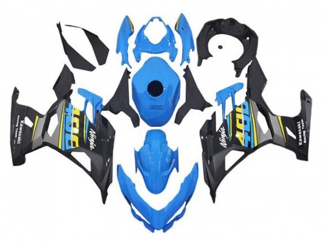 Comprar Carenados Moto Kawasaki Ninja 400 2018-2024 - Azul Negro Amarillo Gris
