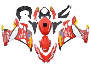 Comprar Carenados Moto Kawasaki Ninja 400 2018-2024 - Rojo Blanco Amarillo Negro Trick Star Bridgestone