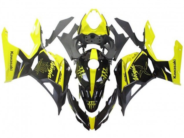 Comprar Carenados Moto Kawasaki Ninja 400 2018-2024 - Amarillo Negro Monstruo