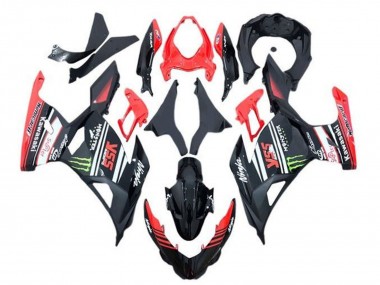 Comprar Carenados Moto Kawasaki Ninja 400 2018-2024 - Rojo Negro Verde Monstruo