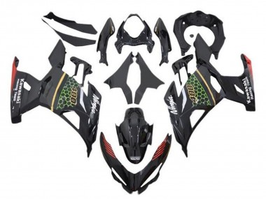 Comprar Carenados Moto Kawasaki Ninja 400 2018-2024 - Negro Verde Rojo Amarillo Honeycomb