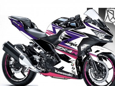 Comprar Carenados Moto Kawasaki Ninja 400 2018-2024 - Blanco Púrpura Rosa