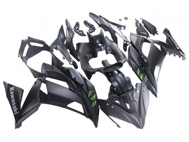Comprar Carenados Moto Kawasaki Ninja 650 EX650 2017-2019 - Negro Mate Verde