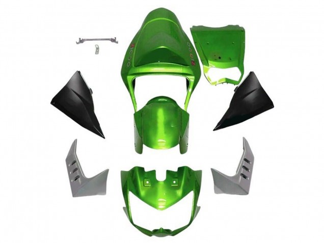 Comprar Carenados Moto Kawasaki Z1000 2003-2006 - Verde Negro Mate