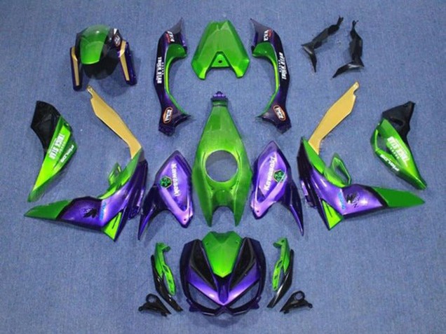 Comprar Carenados Moto Kawasaki Z1000 2014-2019 - Verde Amarillo Púrpura Negro