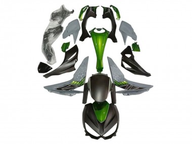 Comprar Carenados Moto Kawasaki Z1000 2014-2019 - Verde Gris Negro Mate