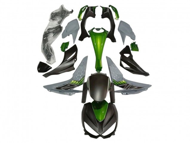 Comprar Carenados Moto Kawasaki Z1000 2014-2019 - Verde Gris Negro Mate