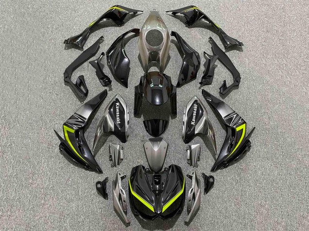 Comprar Carenados Moto Kawasaki Z1000 2014-2019 - Negro Gris Amarillo