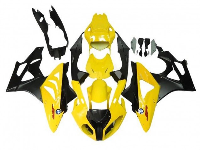 Comprar Carenados Moto BMW S1000RR 2009-2014 - Amarillo Negro Mate