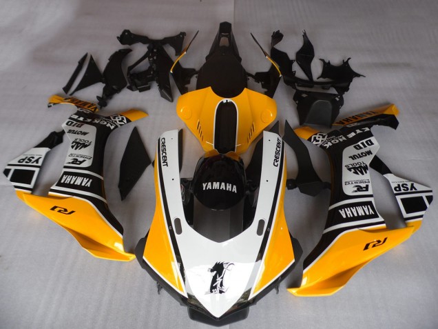 Comprar Carenados Moto Yamaha YZF R1 2015-2019 - Naranja Blanco Negro Motul YSP