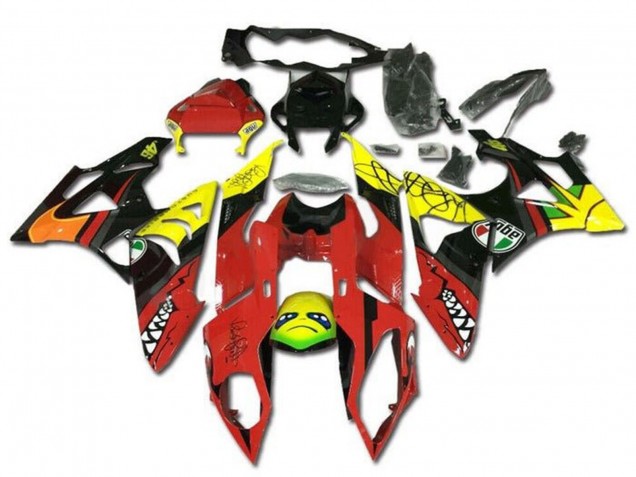 Comprar Carenados Moto BMW S1000RR 2009-2014 - Amarillo Rojo Negro Tiburón