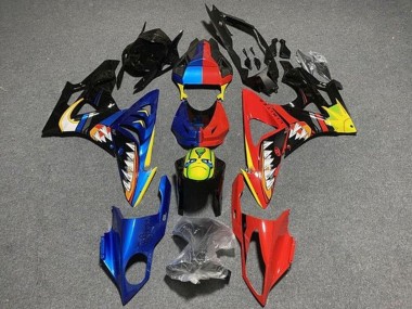 Comprar Carenados Moto BMW S1000RR 2009-2014 - Azul Rojo Amarillo Negro Tiburón