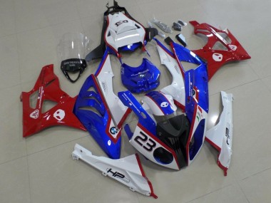 Comprar Carenados Moto BMW S1000RR 2009-2014 - Blanco Rojo Azul HP