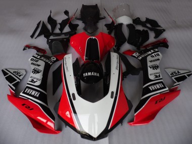 Comprar Carenados Moto Yamaha YZF R1 2015-2019 - Blanco Rojo Negro Motul YSP