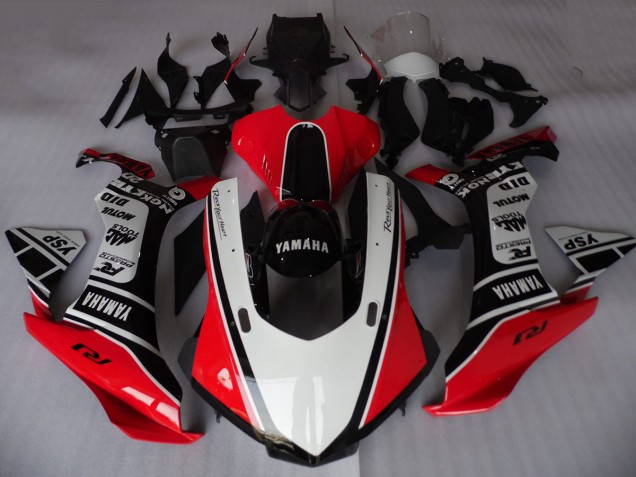 Comprar Carenados Moto Yamaha YZF R1 2015-2019 - Blanco Rojo Negro Motul YSP