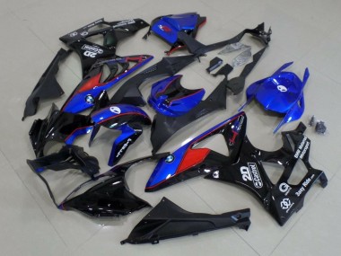 Comprar Carenados Moto BMW S1000RR 2015-2016 - Azul Rojo Negro Brillante Castrol