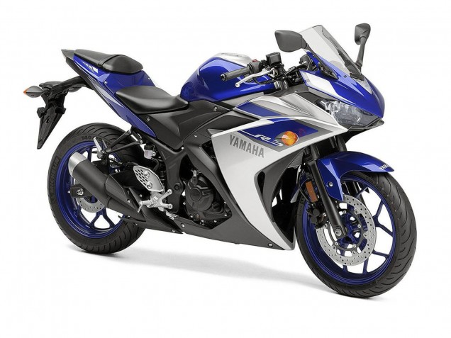 Comprar Carenados Moto Yamaha YZF R3 2015-2018 - Plata Azul Negro