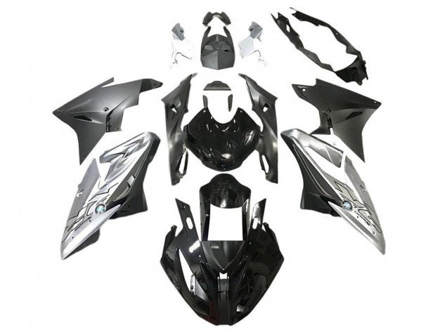Comprar Carenados Moto BMW S1000RR 2015-2016 - Plata Negro Brillante Negro Mate