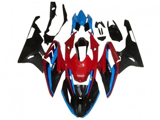Comprar Carenados Moto BMW S1000RR 2015-2016 - Rojo Azul Negro Raya
