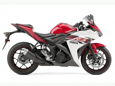 Comprar Carenado Moto Yamaha YZF R3 2015-2018 - Blanco Rojo Negro
