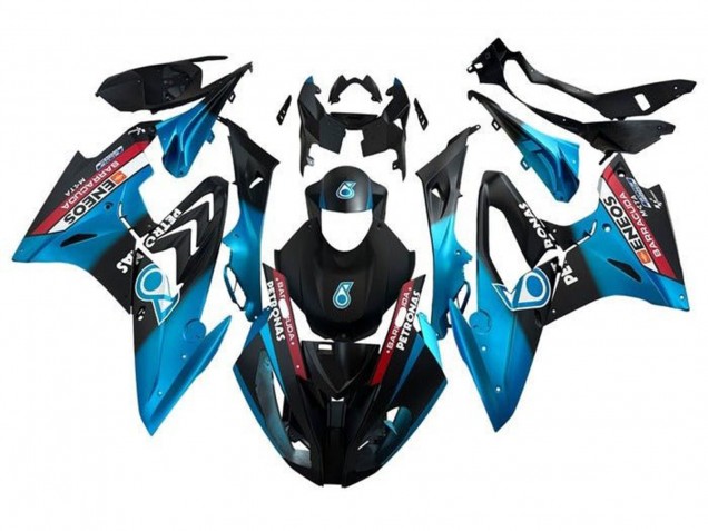 Comprar Carenados Moto BMW S1000RR 2017-2018 - Azul Rojo Negro Mate Petronas