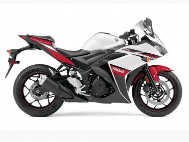 Comprar Carenados Moto Yamaha YZF R3 2015-2018 - Blanco Rojo Negro