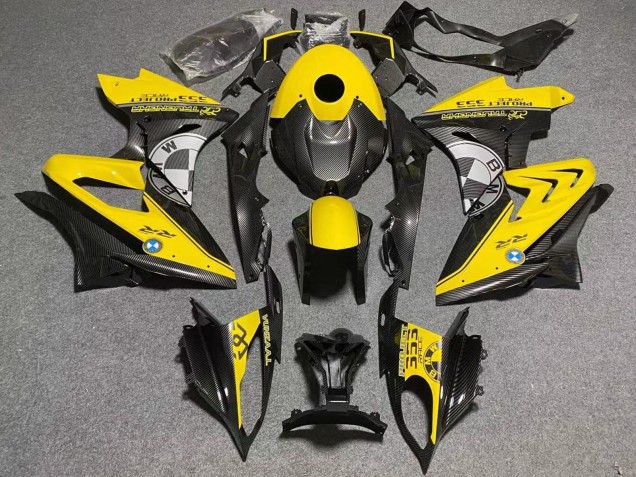 Comprar Carenados Moto BMW S1000RR 2017-2018 - Amarillo Falso FibraCarbono