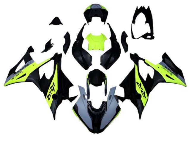 Comprar Carenados Moto BMW S1000RR 2019-2022 - Negro Mate Gris Neon Amarillo