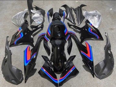 Comprar Carenados Moto BMW S1000RR 2019-2022 - Negro Doble Azul Rojo