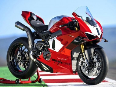 Comprar Carenados Moto Ducati Panigale V4 V4S 2022-2024 - Plata Blanco Rojo Corse