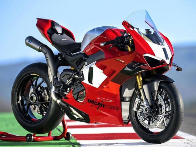 Comprar Carenados Moto Ducati Panigale V4 V4S 2022-2024 - Plata Blanco Rojo Corse