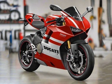 Comprar Carenados Moto Ducati Panigale V4 V4S 2018-2019 - Blanco Rojo Raya