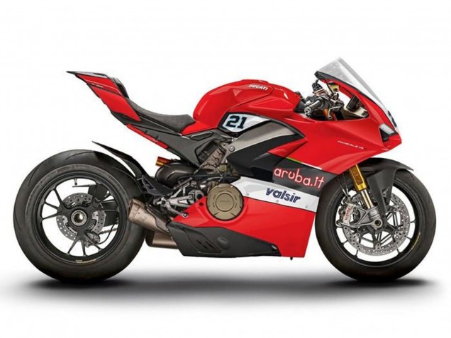 Comprar Carenados Moto Ducati Panigale V4 V4S 2018-2019 - Rojo Negro Blanco Valsir