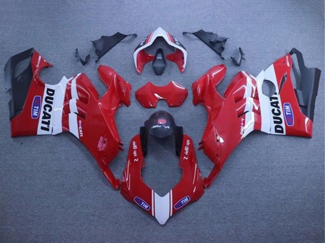 Comprar Carenados Moto Ducati Panigale V4 V4S 2020-2021 - Blanco Rojo Negro Mate Tim