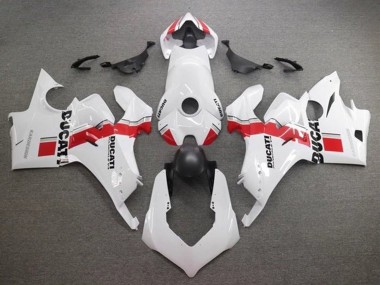 Comprar Carenados Moto Ducati Panigale V4 V4S 2020-2021 - Blanco Rojo Raya