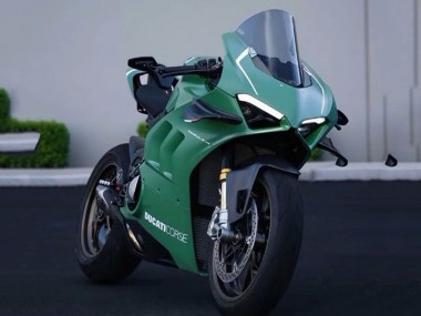 Comprar Carenados Moto Ducati Panigale V4 V4S 2020-2021 - Verde Mate Blanco