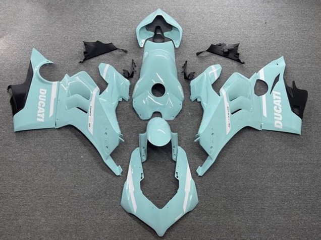 Comprar Carenados Moto Ducati Panigale V4 V4S 2020-2021 - Azul Claro Blanco
