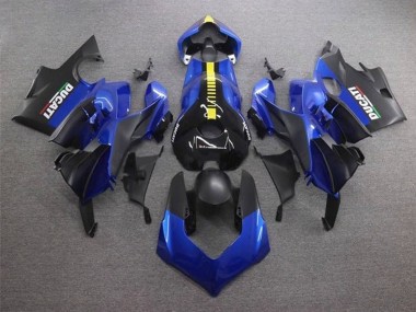 Comprar Carenados Moto Ducati Panigale V4 V4S 2020-2021 - Azul Amarillo Negro Mate
