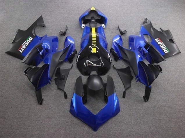 Comprar Carenados Moto Ducati Panigale V4 V4S 2020-2021 - Azul Amarillo Negro Mate